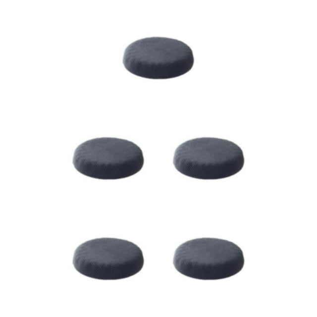 kurtrusly Stylish Round Cushions For Stools – Seating Experience Stool Cushions Polyester Seat Covers Mild Waterproofing dark gray 5Set