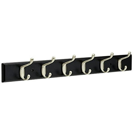 Franklin Brass 27 in. Rail with 6 Heavy Duty Coat...