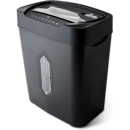 AU1230XA Anti-Jam 12-Sheet Crosscut Paper and Credit Card Shredder with 5.2-Gallon Wastebasket