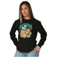thumbnail image 4 of Vintage Smurf Just Be Cool Mushrooms Long Sleeve TShirt Men Women Brisco Brands S, 4 of 6
