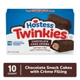 thumbnail image 3 of Hostess Twinkies Chocolate Lovers Snack Cakes, Chocolate Sponge Cake with Chocolate Flavored Filling, 13.58 oz Box (10 Count), 3 of 11