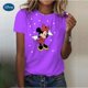 thumbnail image 1 of 2023 Summer Women's Tee Harajuku Disney Mickey Mouse Print T-Shirts Casual Blouses Everyday Pullovers Female T-Shirt Streetwear6XL Gao Jinjia LED, 1 of 2