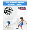 thumbnail image 2 of SEGA Sonic The Hedgehog Little Boys Swim Trunks Bathing Suit Little Kid to Big Kid, 2 of 5