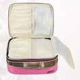 thumbnail image 3 of Organizador de brochas de maquillaje Teamoy, funda de viaje con compartimento, color rosa, 3 of 7