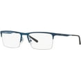 thumbnail image 2 of ARNETTE Mens An6118 Tail Metal Rectangular Prescription Eyeglass Frames Matte Blue/Demo Lens 54 Millimeters, 2 of 5