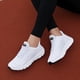 thumbnail image 2 of Zapatillas de deporte de malla ligera para mujer, con cordones en la parte superior baja, cómodas y cómodas, con punta redonda, informales, para caminar, zapatos deportivos para mujer, 2 of 4