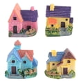 thumbnail image 3 of WORGEOUS 4 Uds mini casa en miniatura bonsái artesanía jardín resina paisaje DIY, 3 of 8