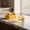 Yellow, variant on SHJHENG Large Ice Ball Molds With Matching Storage Tray Release Round Ice Maker For Whiskey Cocktails Beverages Household Reusable Ice Making Contain