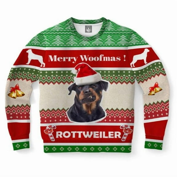 Rottweiler Dog Christmas Sweater, Christmas Sweater, Christmas Sweater, Funny Xmas Sweaters