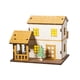 thumbnail image 2 of Casa en miniatura iluminada, artesanía de madera, decoración de escritorio, modelo de cabaña navideña, maqueta de casa pequeña para festival en 105 cm x 83 cm x 83 cm, 2 of 8