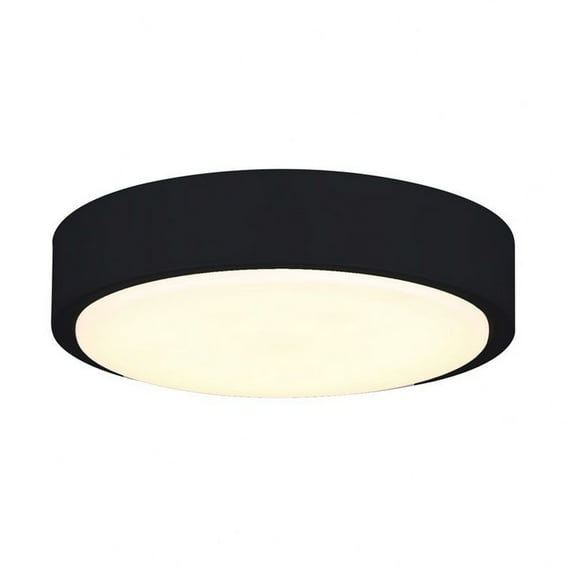 LK-CPBK Canarm Inc Accessory - 22W 1 LED Ceiling Fan Light Kit-1.88 Inches Tall and 9.06 Inches Wide-Matte Black Finish