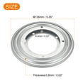 thumbnail image 2 of Uxcell Metal Lazy Susan Turntable Rotating Swivel round Shape 5.3inch Silver Tone, 2 of 6