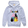 thumbnail image 1 of Chándales casuales de manga larga para niños, suéter divertido, sudaderas con capucha para niños y niñas, conjuntos de ropa PVD + FJJ Barbapapa zhangmenya LED, 1 of 2