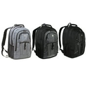 Dejuno Backpack Checkpoint-Friendly 15.6 Laptop & Tablet Pocket - Black