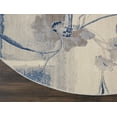 thumbnail image 5 of Nourison Somerset Floral Ivory/Blue 7'9" x Round Area Rug, (8 Round), 5 of 7