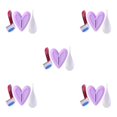 thumbnail image 1 of maskred Shaver Shaping Tool for Smooth Pubic Hair and Skin Easy to Heart 5Set, 1 of 6