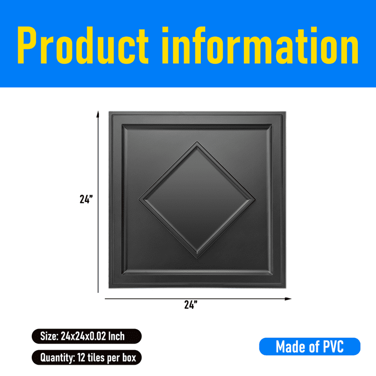 Square Ceiling Tile Size Shelly Lighting