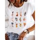 thumbnail image 1 of Moda manga corta amor dulce 90s tendencia Casual camisetas ropa mujer verano T ropa señoras estampado gráfico camiseta Tan Jianjun  unisex, 1 of 2