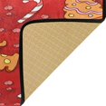thumbnail image 5 of Kitchen Rugs Christmas Gingerbread Cookies Design Non-Slip Soft Kitchen Mats Bath Rug Runner Doormats Carpet for Home Decor, 39" X 20", 5 of 5