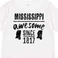 thumbnail image 4 of Inktastic Mississippi Awesome Since 1836 Boys or Girls Long Sleeve Toddler T-Shirt, 4 of 5