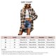 thumbnail image 5 of Otoño Invierno Outwear Plaid Solapa De Un Solo Pecho Suelto Casual Abrigo Largo Para Mujer Caqui M, 5 of 7