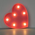 thumbnail image 3 of Lámpara de noche LED con forma de corazón, romántica, ideal para San Valentín, cumpleaños, bodas, decoración de habitación infantil, talla S (blanca)., 3 of 4