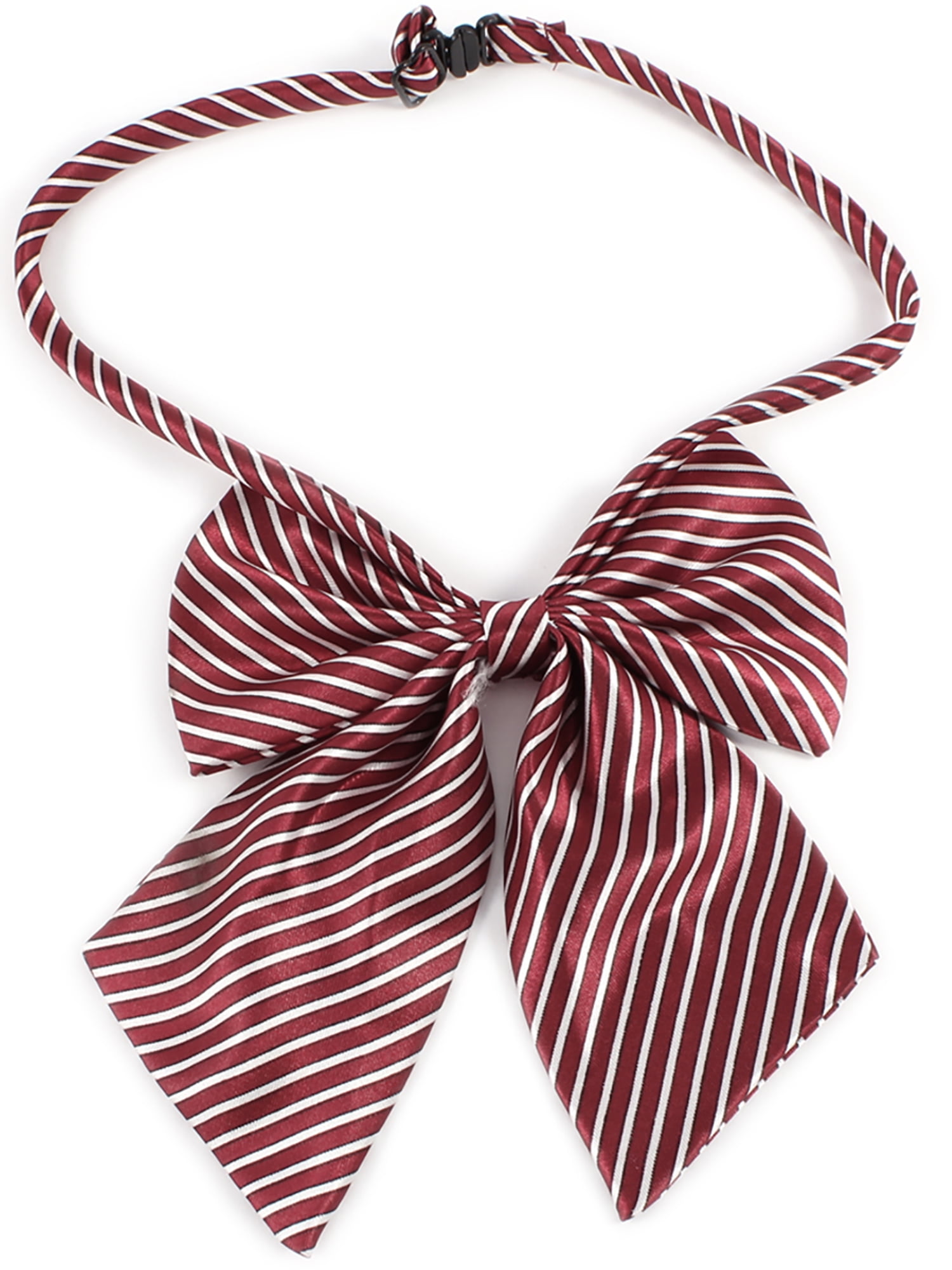 Boys and Men Sizes Dark Red Pre Tied Bow Tie with Adjustable Neck Strap Boys and Men Sizes Dark Red Pre Tied Bow Tie with Adjustable Neck Strap