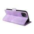 thumbnail image 6 of for iPhone 13 Wallet Case, Pattern PU Leather Purse Phone Case with [Credit Card Slots] [Wrist Strap] Flip Stand Shockproof Full Body Protective Cover for iPhone 13, Purple, 6 of 10