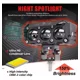 thumbnail image 4 of Par Faros Auxiliares Lupa Led Focos Luz 240w Para Coche Moto, 4 of 8