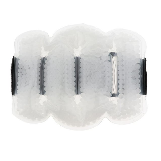 Waist Reusable Microwavable Beads Hot Cold Compress Ice Pack Wrap White