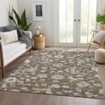thumbnail image 3 of Dalyn Rugs Premium Machine Washable Mayfield AMF1006 Chocolate 10' x 14' Rug, 3 of 7