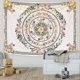thumbnail image 3 of Tapiz de mandala, tapiz de medallón floral, tapiz de planta de flores bosquejadas, tapiz hippie bohemio para habitación (51,2 x 59,1 pulgadas) Ormromra CZJJ-ST29, 3 of 9