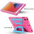 thumbnail image 4 of Dteck Case for iPad 9th Gen/iPad 8th Gen/iPad 7th Gen, iPad Air 3rd Gen Case, iPad Pro 10.5 inch Case, Heavy Duty Shockproof Case Kickstand Cover with Handle Grip for iPad 10.2 inch, Rose, 4 of 5