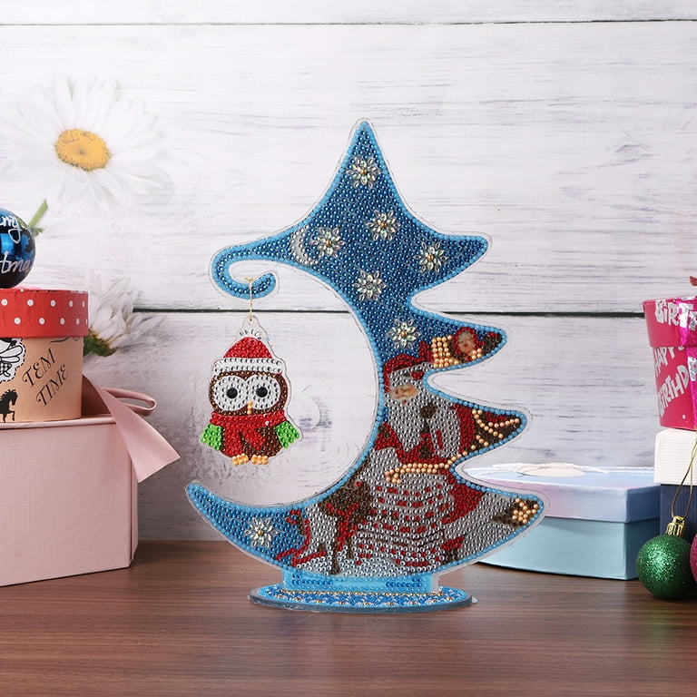 Diamond Painting Christmas Tree Desktop Ornaments Kits For - Temu