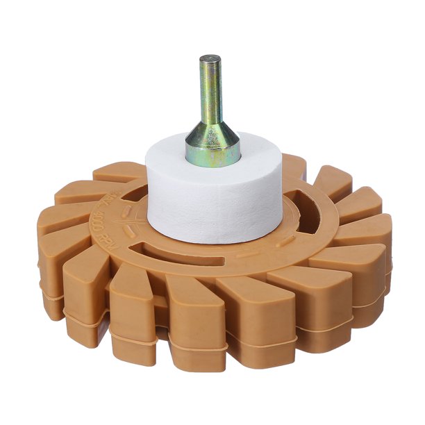 Rubber Eraser Wheel with 1/4'' Drill Adapter