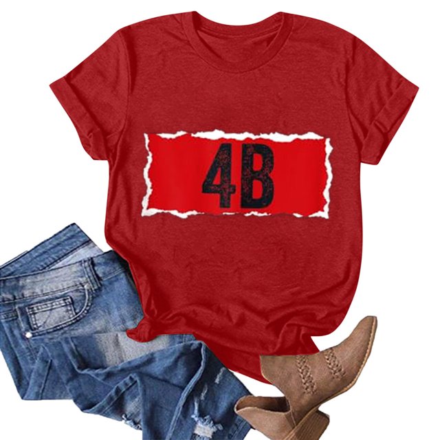Fiudx Ofertas de La Semana Blusa de Manga Corta con Estampado de Moda para Mujer, Divertida Camiseta con Cuello Redondo