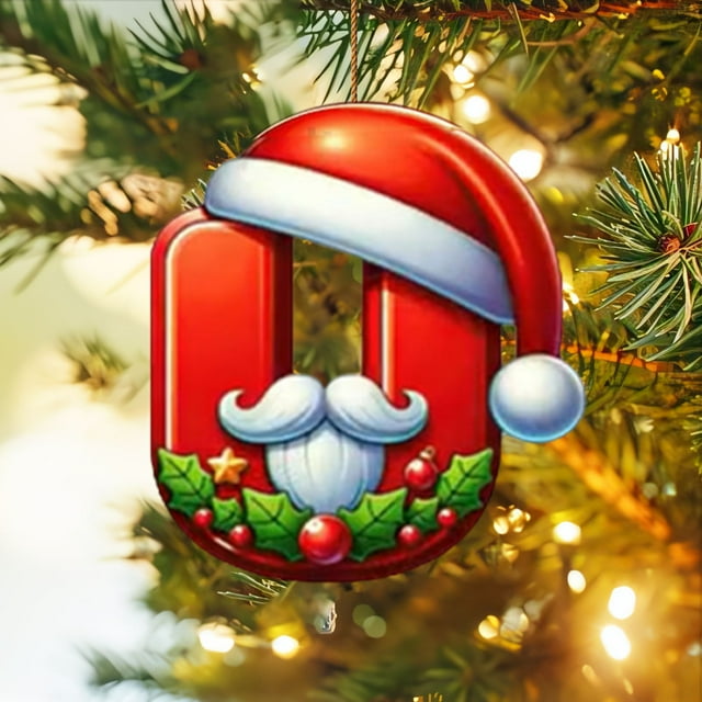 Adornos colgantes, colgante, colgante de decoración, llavero, colgante de decoración de árbol de Navidad de 26 letras, decoración navideña personalizada de bricolaje, decoración colgante para árbol de