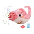 thumbnail image 1 of Bubble Gun Bubbler Juguete con forma de delfín rosa líquido, 1 of 3