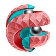 thumbnail image 1 of Blue Release Stress High-quality Green White Spinner Track Ball Toy, 1 of 5