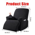 thumbnail image 5 of Housse de Fauteuil Inclinable, 3 Pcs Housses Extensibles pour Fauteuil Inclinable Housse de Protection pour Meubles, 5 of 5