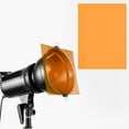 thumbnail image 5 of 9Pcs Gel Light Filter Color Correction Colored Overlays Film Lighting Gel Filter for Film,Video,Photo,Stage (Orange), 5 of 6