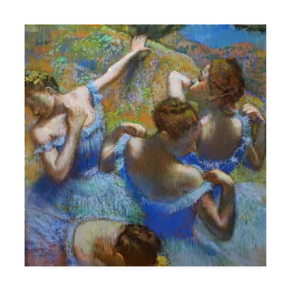 Trademark Fine Art 'Ballerine dietro le quinte' Canvas Art by Edgar Degas