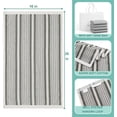 thumbnail image 3 of KitchenKey Premium Cotton Kitchen Dish Towels for Drying Dishes,Large Long Kitchen Hand Towels, Thick Highly Absorbent Dish Clothes Tea Towel Sets with Hanging Loop, 16" X 26", 4 Pcs, Gray and Green, 3 of 13