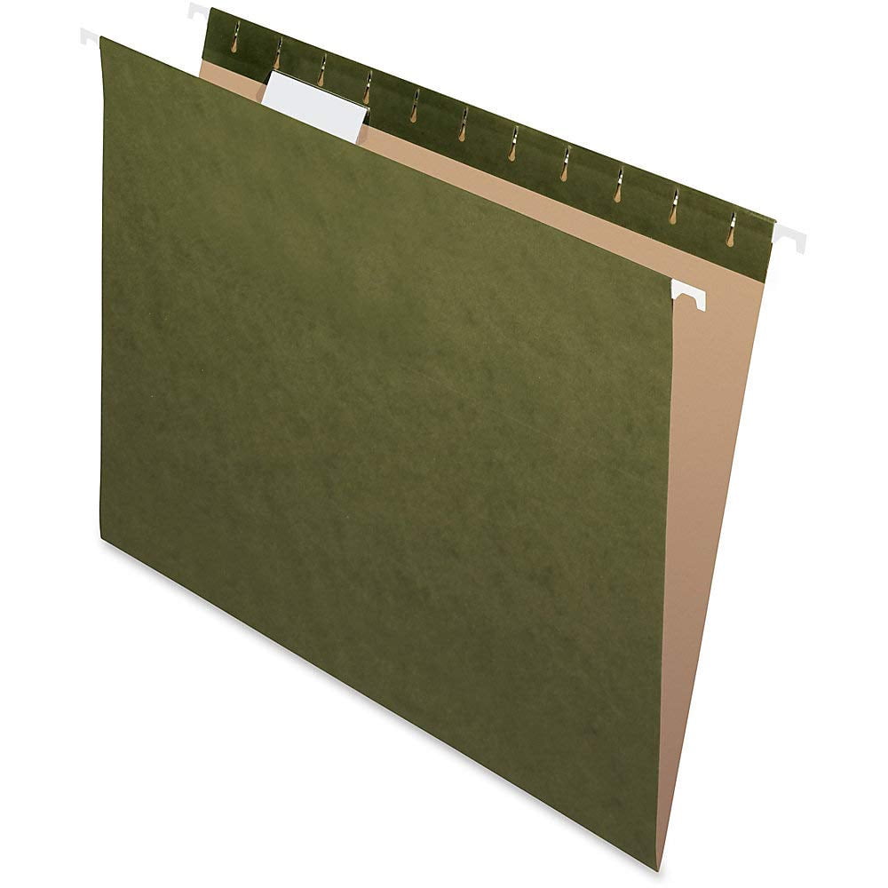 Pendaflex X-Ray Hanging File Folders 1/5 Tab Letter Standard Green 25/Box 415215