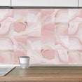 thumbnail image 5 of FUDAKUNA 10Sheet Waterproof Peel and Stick Tile Transfer Wall Sticker 5.91"x5.91" Pink Gold Vinyl Removable Tiles Backsplash, 5 of 8