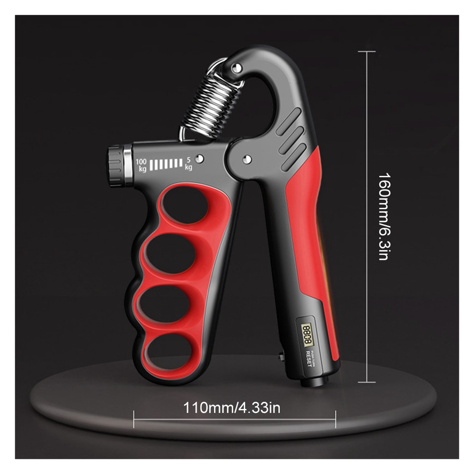 5-100 KG Grip Trainer Finger Motor Grip Strengthener Grip Trainer Non-Sliding Grip ,Ergonomic Design