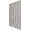 thumbnail image 4 of Ekena Millwork 19 5/8"W x 19 5/8"H Ariel EnduraWall Decorative 3D Wall Panel, Gloss Merlot (Covers 2.67 Sq. Ft.), 4 of 6