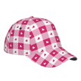 thumbnail image 3 of Balery Baseball Cap Adjustable Size for Running Workouts and Outdoor Activities All Seasons Dad Hat(Plaid Heart), 3 of 9