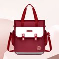 thumbnail image 2 of gcong Lightweight School Backpack Satchel Bookbag With Adjustable Strap For And Art Supply Brick Red, 2 of 3