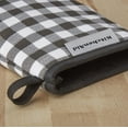 thumbnail image 3 of KITCHENAID Gingham Mini Oven Mitt 2-Pack Set, Matte Black, 5.5"x8", 3 of 4
